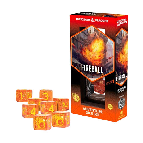 Sirius D&D Adventure Dice - Fireball