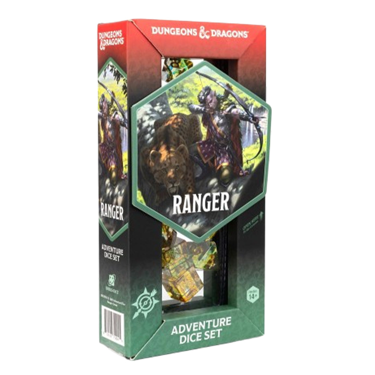 Sirius D&D Adventure Dice - Ranger - Green / Multi
