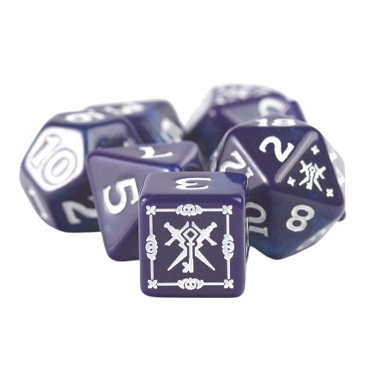 Sirius D&D Adventure Dice - Rogue - Purple