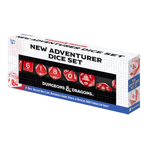Sirius Dice D&D New Adventurer Dice Set - Red Dice