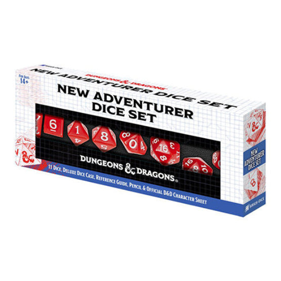 Sirius Dice D&D New Adventurer Dice Set - Red Dice