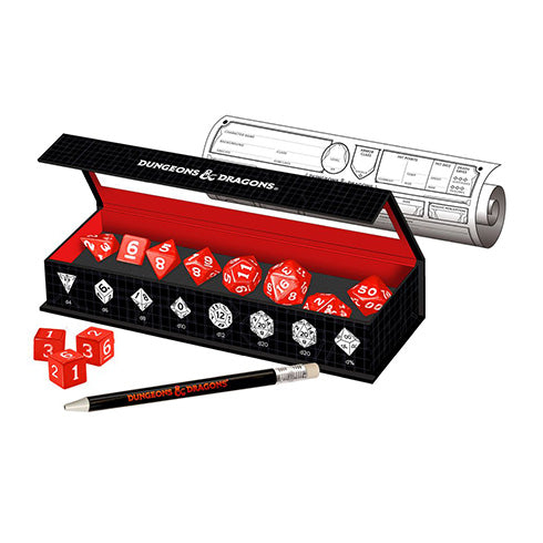 Sirius Dice D&D New Adventurer Dice Set - Red Dice