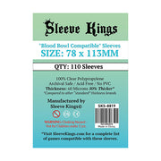 Sleeve Kings Board Game Sleeves Blood Bowl Compatible 78mm x 113mm 110ct