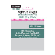 Sleeve Kings Board Game Sleeves Medium Square Sleeves (65mm x 65mm) (110 Sleeves per Pack)