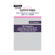 Sleeve Kings Board Game Sleeves "Mega Civilization" Compatible Sleeves (75mm x 105mm) (110 Sleeves per Pack)