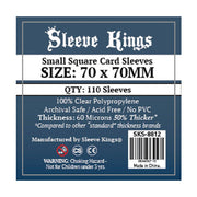 Sleeve Kings Board Game Sleeves Small Square 70mm x 70mm 110ct