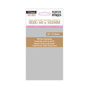 Sleeve Kings Board Game Sleeves Space Alert Small Compatible 60mm x 102mm 110ct