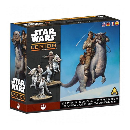 Star Wars Legion Captain Solo & Commander Skywalker on Tauntuns