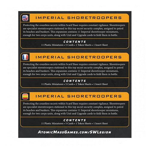 Star Wars Legion Imperial Shoretroopers