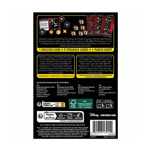 Star Wars Shatterpoint Strategic Positions Mission Pack