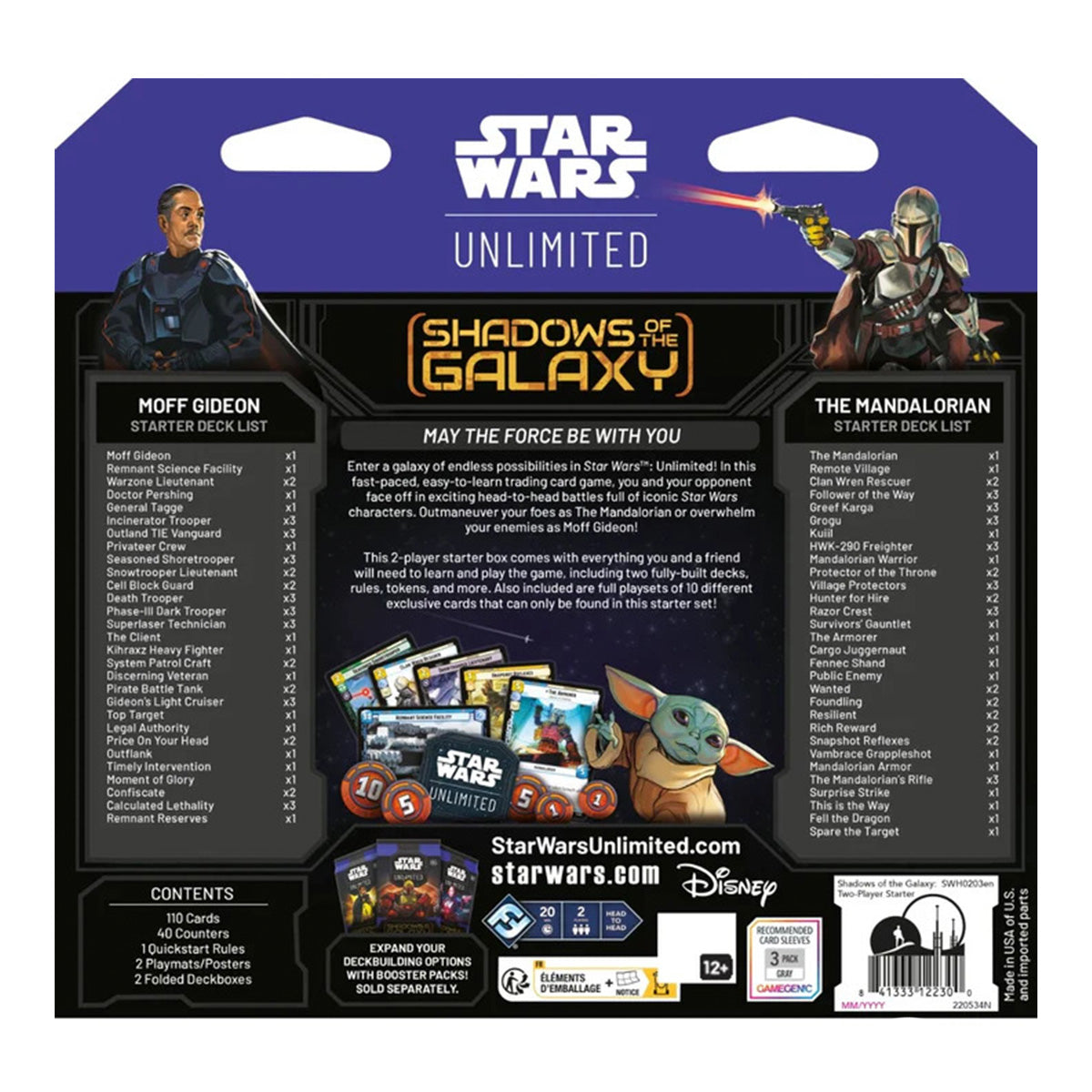 Star Wars Unlimited - Shadows of the Galaxy Two-Player Starter