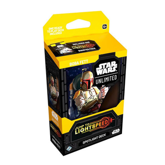 Star Wars Unlimited Jump to Lightspeed Boba Fett Spotlight Deck