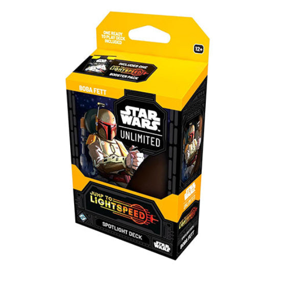Star Wars Unlimited Jump to Lightspeed Boba Fett Spotlight Deck