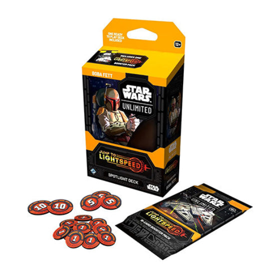 Star Wars Unlimited Jump to Lightspeed Boba Fett Spotlight Deck