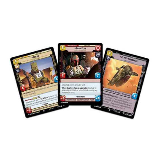 Star Wars Unlimited Jump to Lightspeed Boba Fett Spotlight Deck