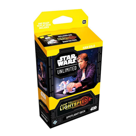 Star Wars Unlimited Jump to Lightspeed Han Solo Spotlight Deck