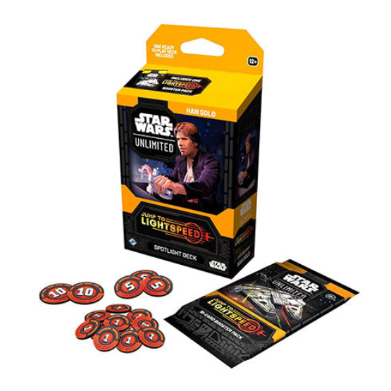 Star Wars Unlimited Jump to Lightspeed Han Solo Spotlight Deck