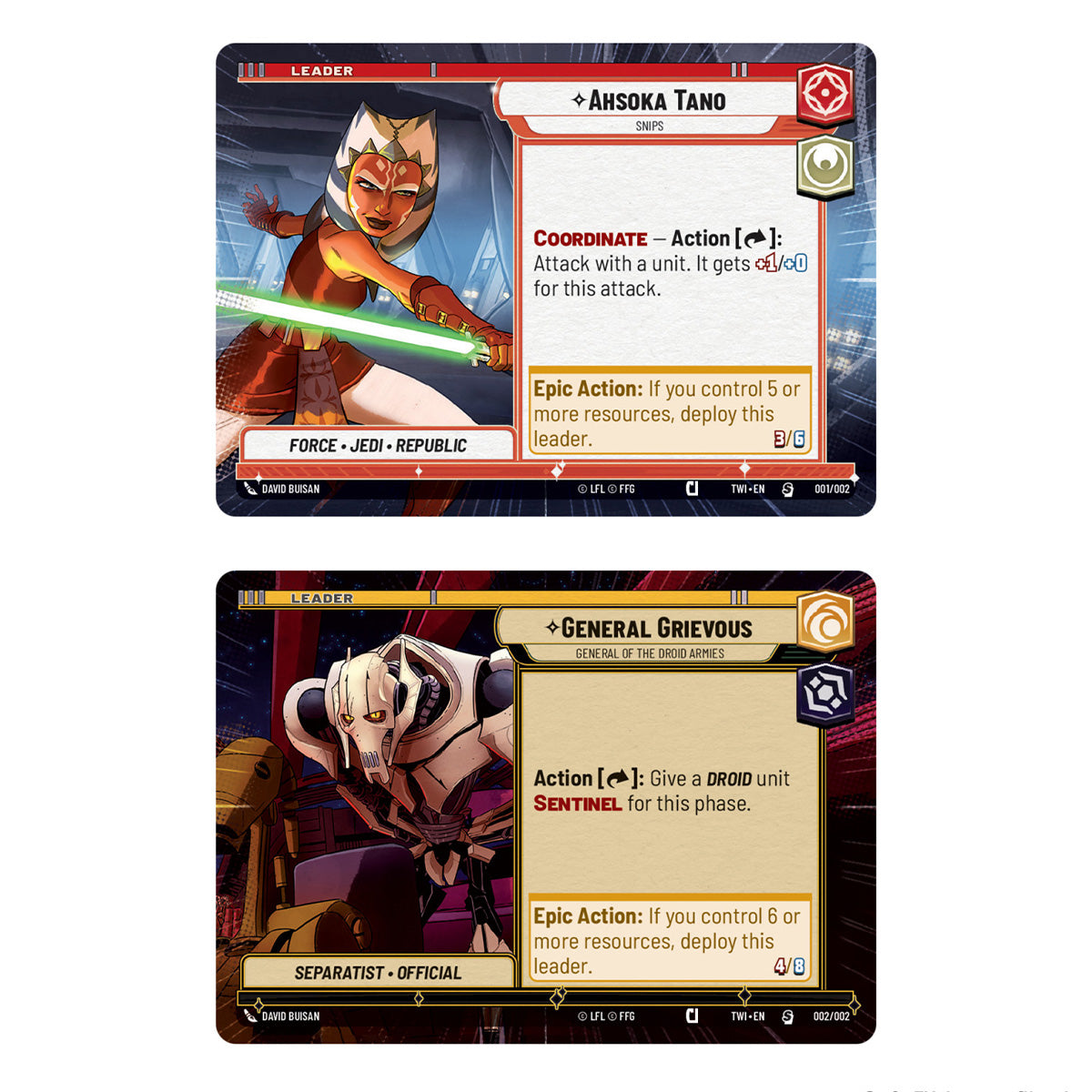 Star Wars Unlimited Twilight of the Republic Two-Player Starter Deck