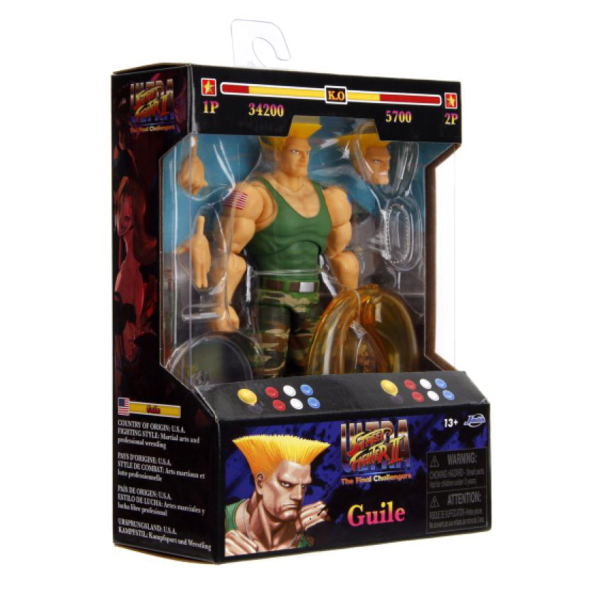 Street Fighter - Guile 6" Action Figure