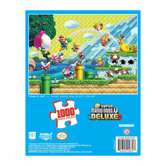 Super Mario Chaos & Fun 1000pc Jigsaw Puzzle