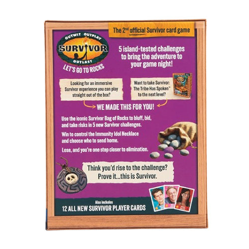 Survivor Let's Go To Rocks The Card Game