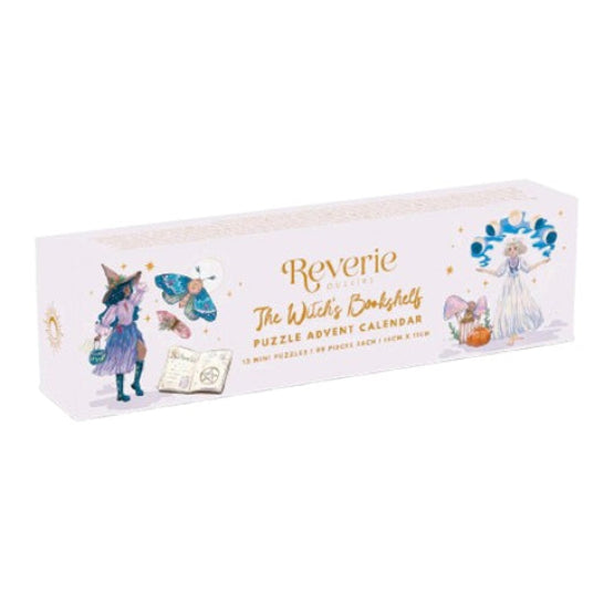 The Witch's Bookshelf Puzzle Advent Calendar Mini Puzzle Set (13 x 99 Piece)
