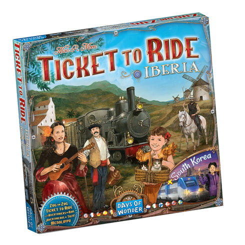 Ticket to Ride Map Collection Volume 8 Iberia & South Korea