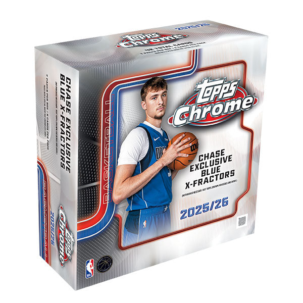 Topps 2025 2026 NBA Basketball Chrome Mega Box