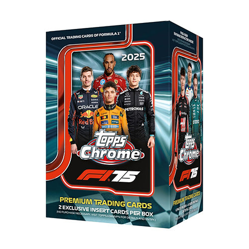 Topps 2025 Formula 1 F1 Chrome Value Box