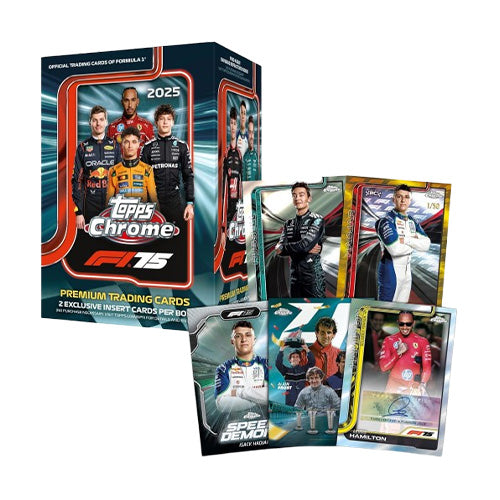 Topps 2025 Formula 1 F1 Chrome Value Box