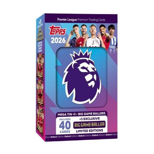 Topps Premier League 2026 Mega Tin (Set of 3)