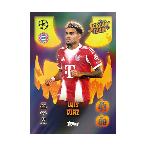 Topps UCC Match Attax 2025/2026 Edition Eco Hanger Box Scream Team