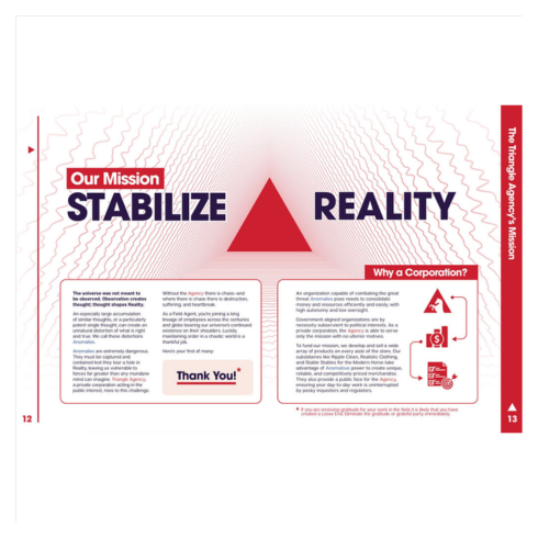 Triangle Agency RPG Core Rulebook