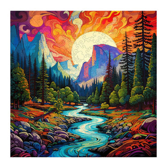 Trippy Puzzles Chromatic Cliffs 300 pce Wood