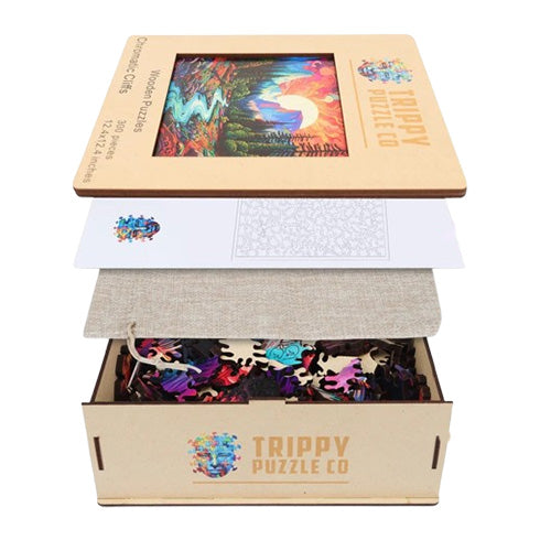 Trippy Puzzles Chromatic Cliffs 300 pce Wood