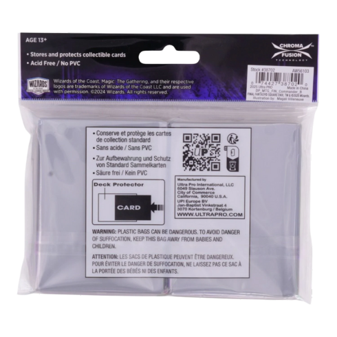 ULTRA PRO Magic MTG Final Fantasy 100ct Deck Protector Sleeves Commander B