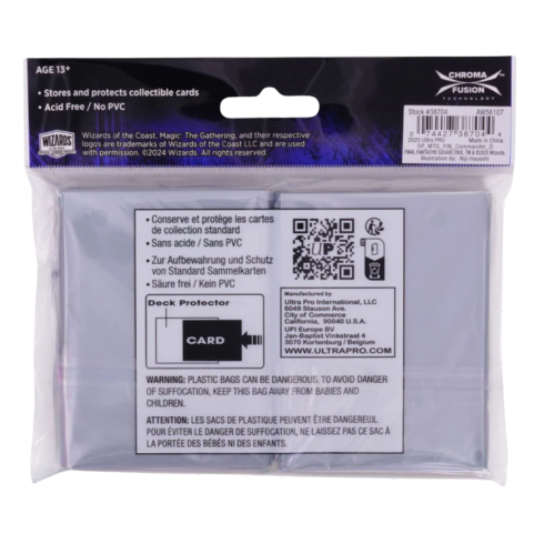 ULTRA PRO Magic MTG Final Fantasy 100ct Deck Protector Sleeves Commander D