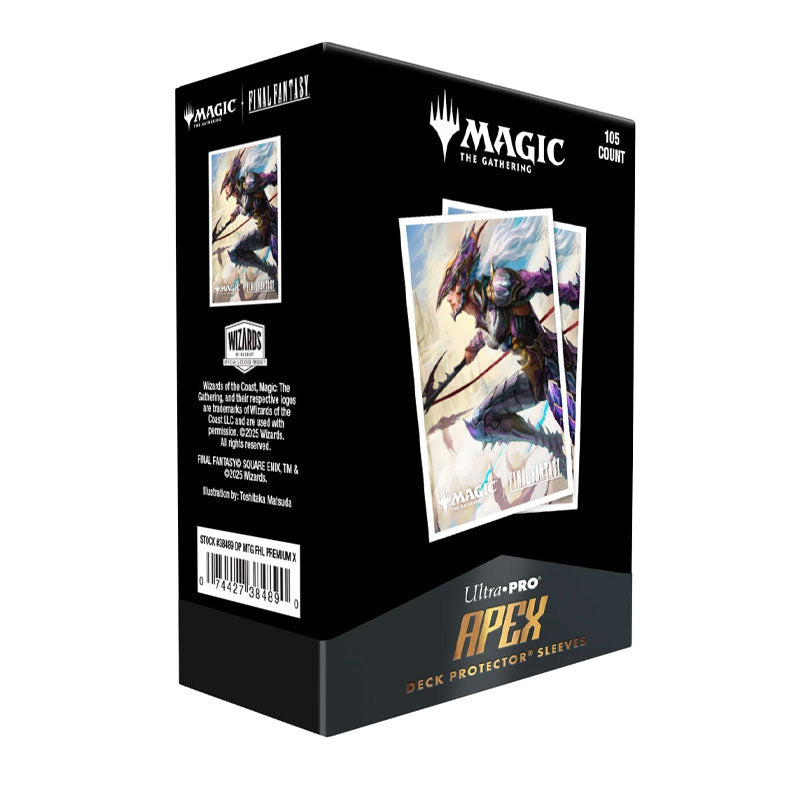 ULTRA PRO Magic MTG Final Fantasy 105ct APEX Deck Protector Sleeves Premium X