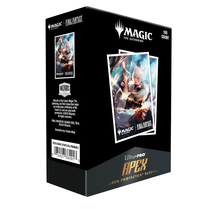 ULTRA PRO Magic MTG Final Fantasy 105ct APEX Deck Protector Sleeves Premium Z