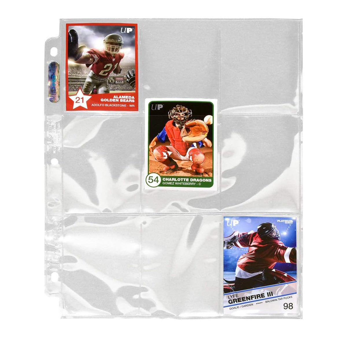 ULTRA PRO 9 Pocket Pages Silver Seires Super Clear MAGIC YUGIOH POKEMON AFL - 100P