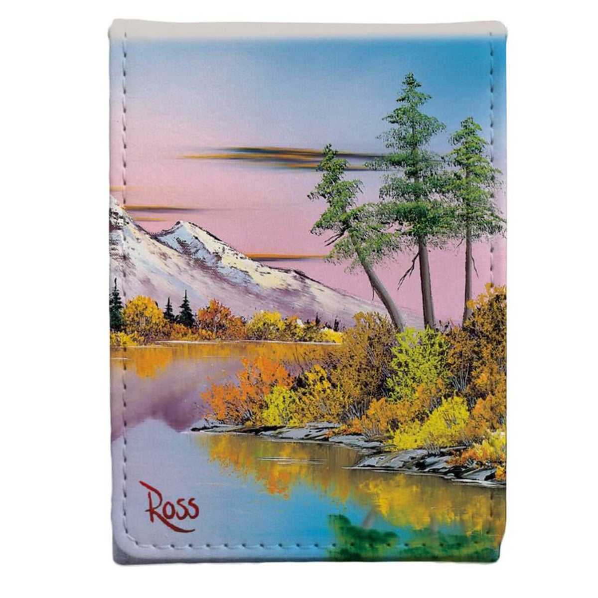 ULTRA PRO Bob Ross Collection Mighty Mountain Lake Alcove Flip Deck Box