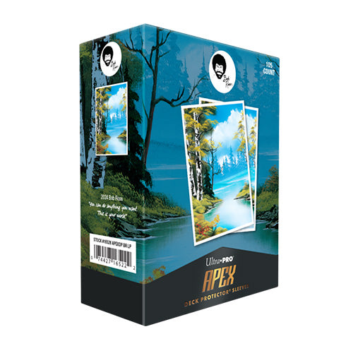 ULTRA PRO Bob Ross Lakeside Path 105ct Apex Deck Protector Sleeves