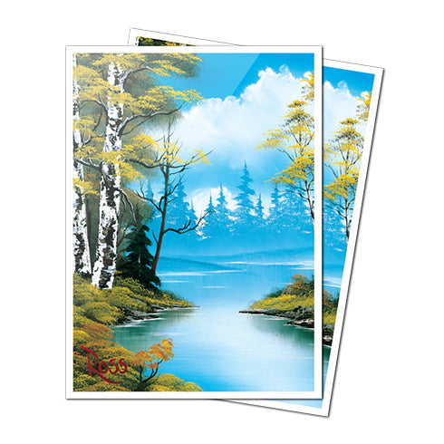 ULTRA PRO Bob Ross Lakeside Path 105ct Apex Deck Protector Sleeves