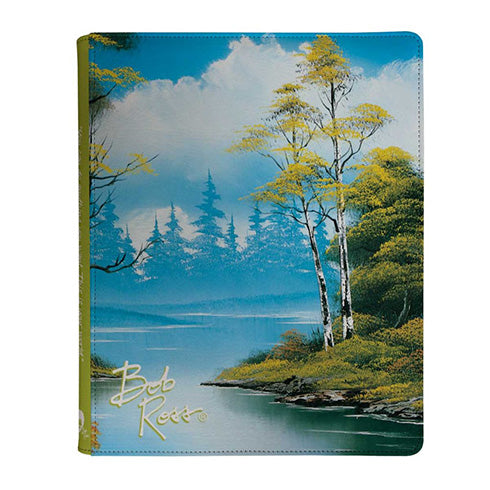 ULTRA PRO Bob Ross Lakeside Path 9PKT Zippered Pro Binder