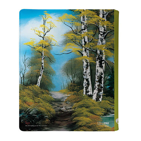 ULTRA PRO Bob Ross Lakeside Path 9PKT Zippered Pro Binder
