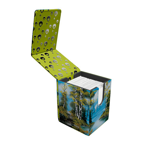 ULTRA PRO Bob Ross Lakeside Path Alcove Flip Deck Box