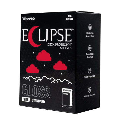 ULTRA PRO ECLIPSE Gloss Standard Apple Red Sleeves 105ct