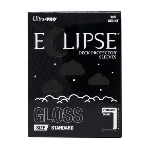 ULTRA PRO ECLIPSE Gloss Standard Jet Black Sleeves 105ct