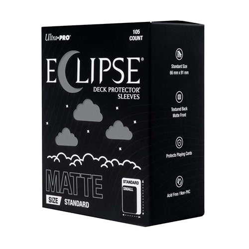 ULTRA PRO ECLIPSE Matte Standard Smoke Grey Sleeves 105ct