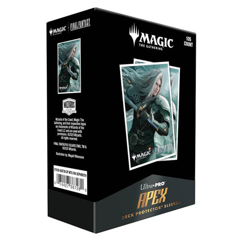 ULTRA PRO Magic MTG Final Fantasy 105ct Apex Deck Protector sleeves Sephiroth